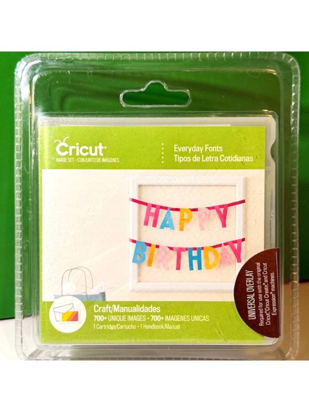 Cricut Happy Birthday Banner Cartridge Favor Tags Party Décor Craft New Sealed